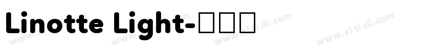 Linotte Light字体转换